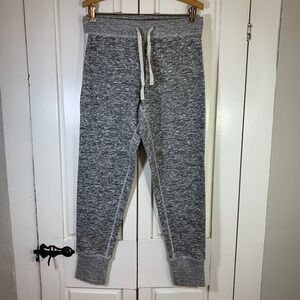 Sundance Grey Marl Knit Joggers Drawstring Side Stripe Sweatpants‎ Womens Medium